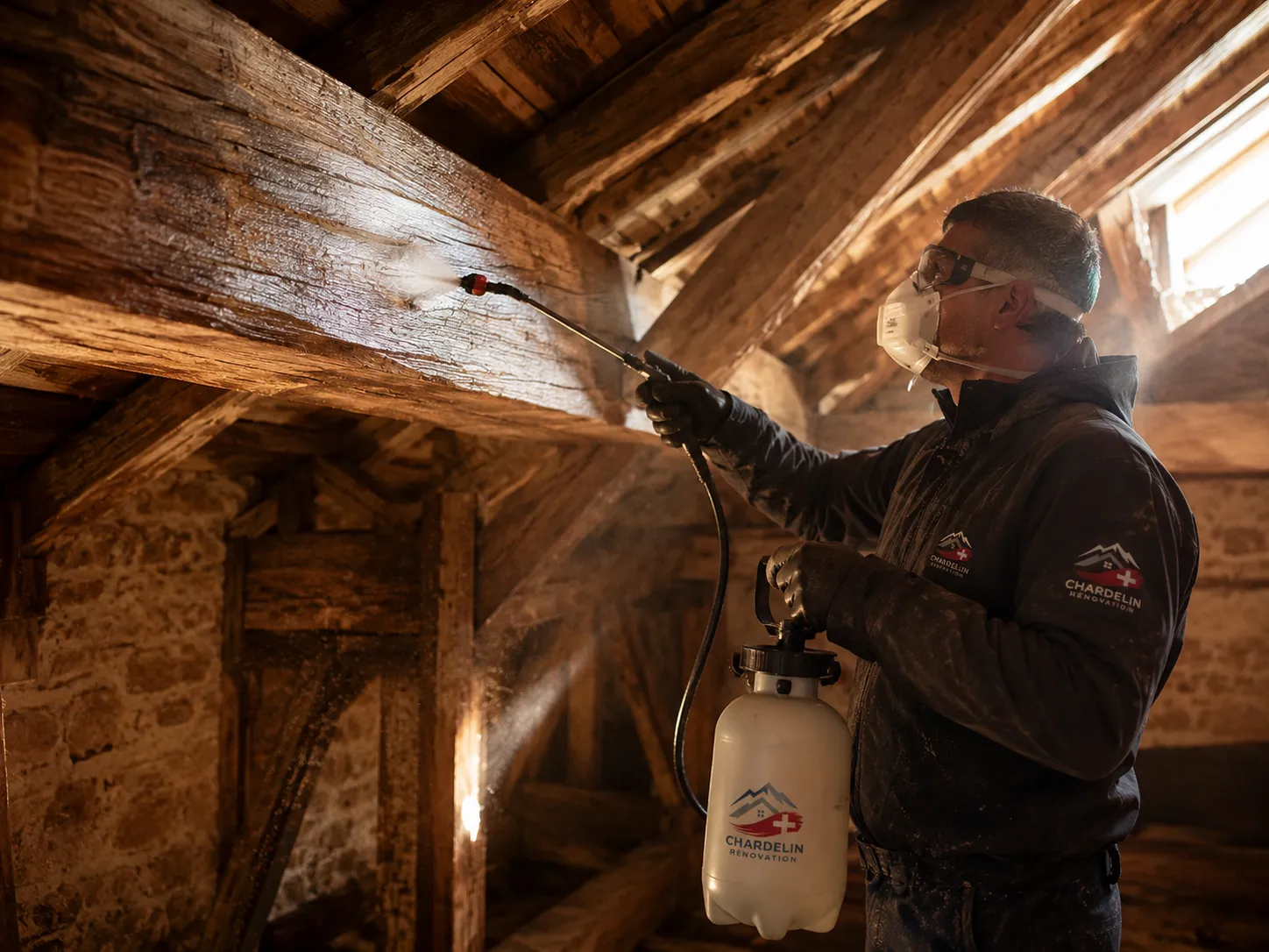 Traitement de charpente bois en Haute-Savoie